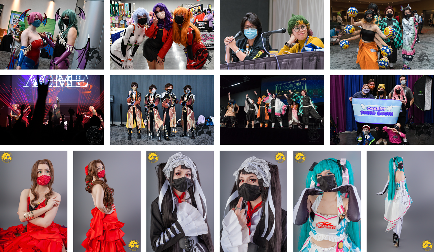 Kumoricon 2021 photo collage