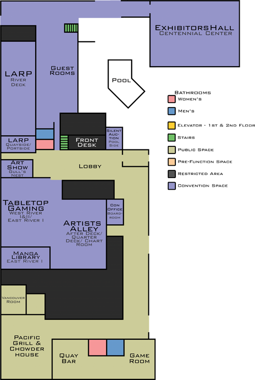 Red Lion Event Space Map
