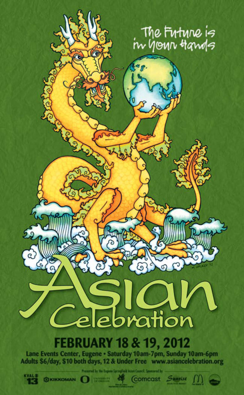 Oregon Asian Celebration 2012 poster