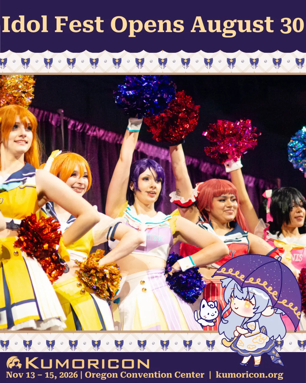 Announcement 'Idol Fest Opens August 30th'