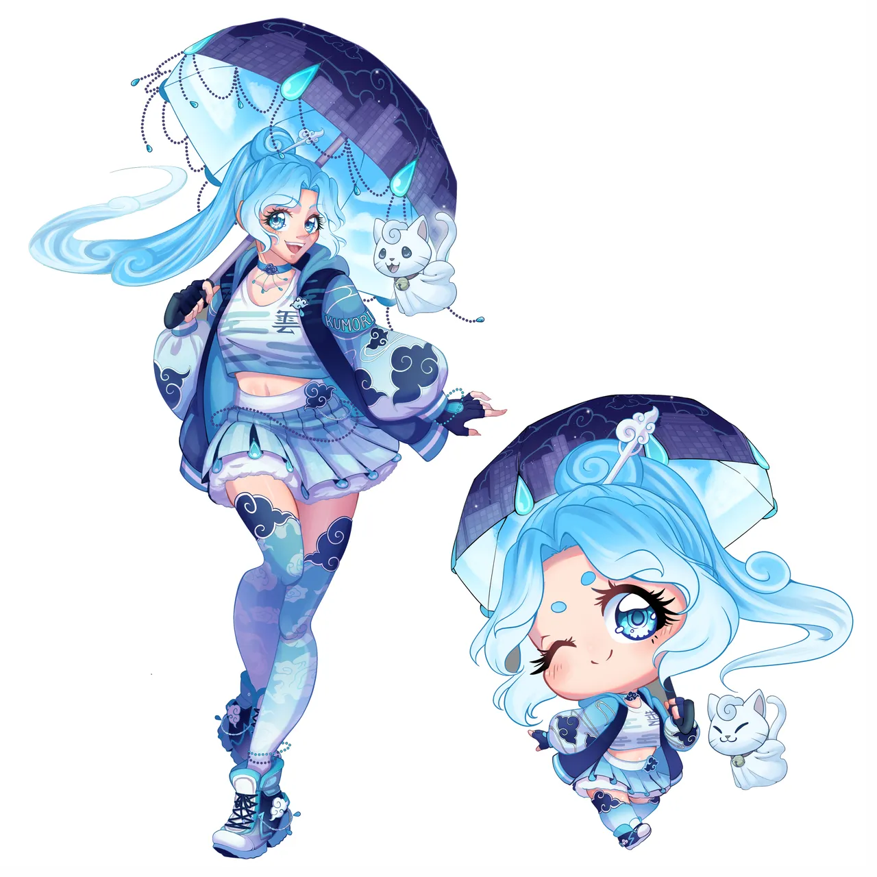 Entry by chasing blue