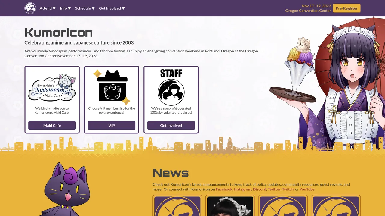 Kumoricon 2023 Website