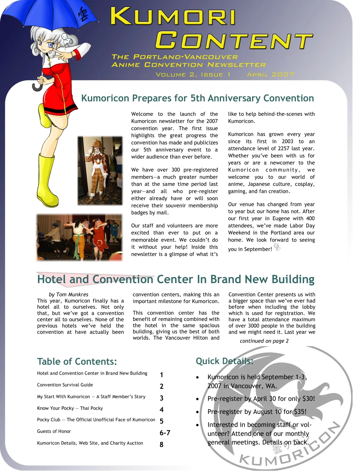 Volume 2, Issue 1 Cover