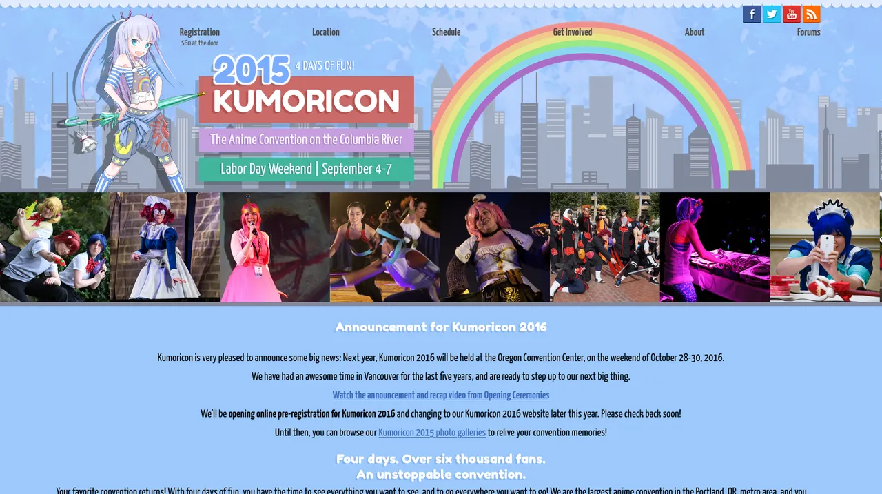 Kumoricon 2015 Website