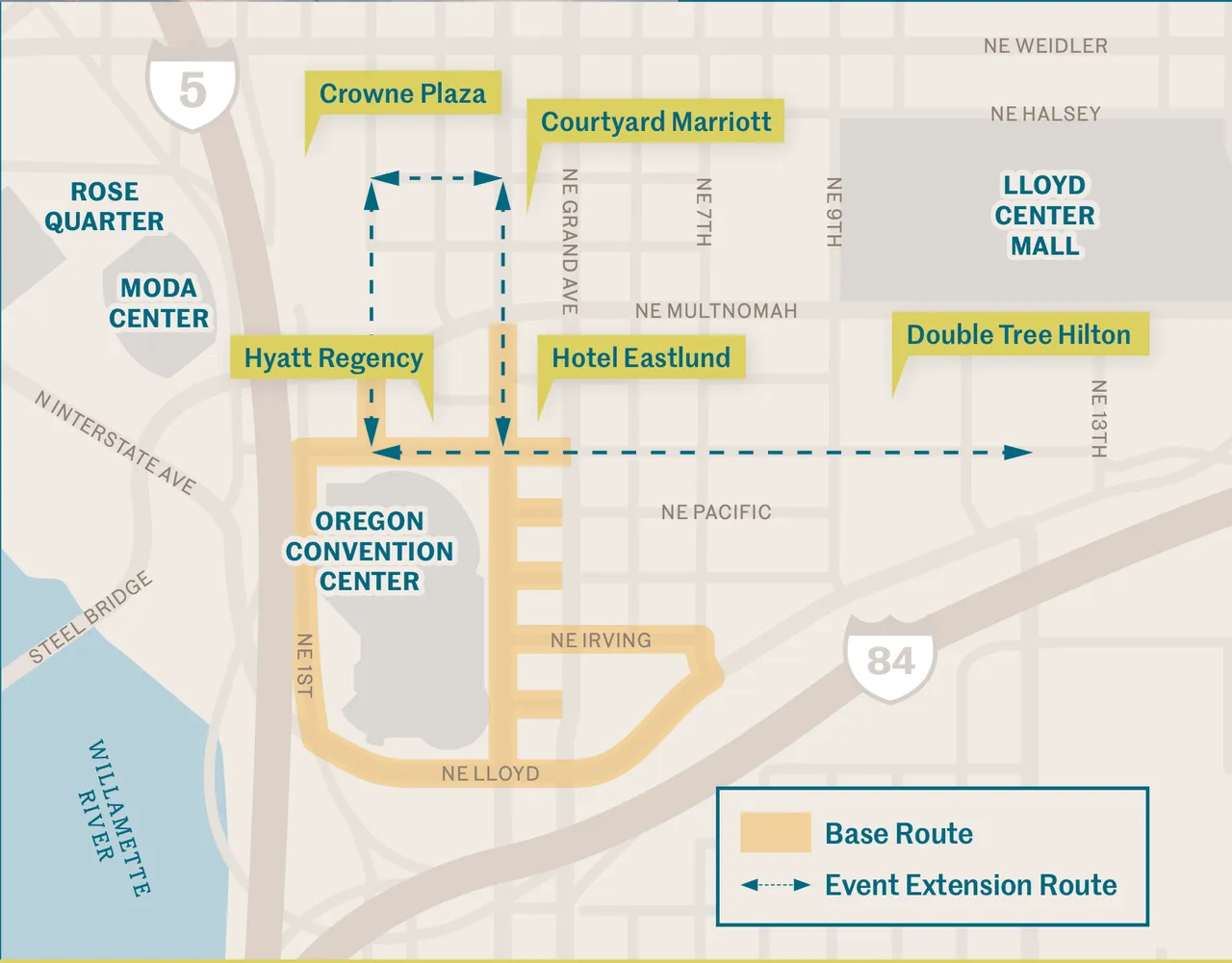Safe Connect Program map