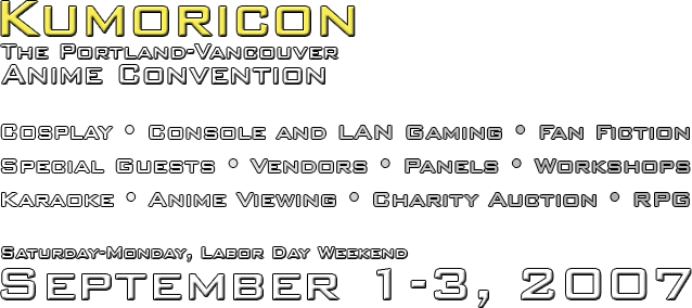 Kumoricon » Guests of Honor