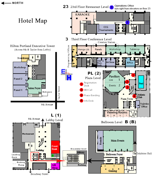 Hotel Event Space Map