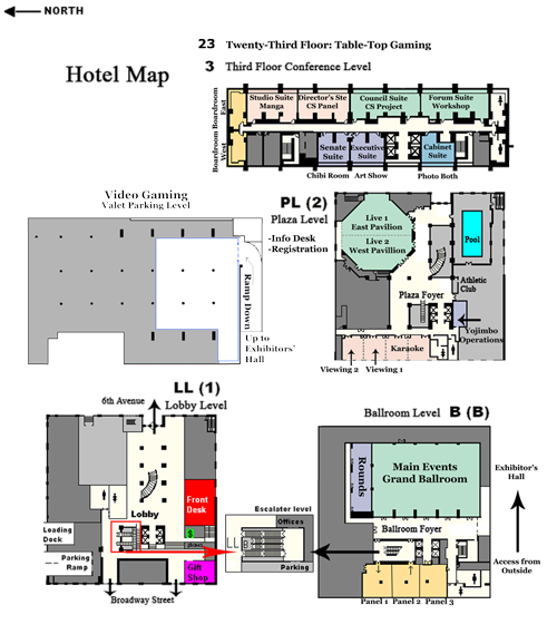 Hotel Event Space Map