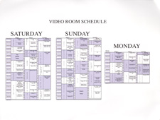 2005 video schedule cover