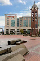 Hilton viewed from park photo