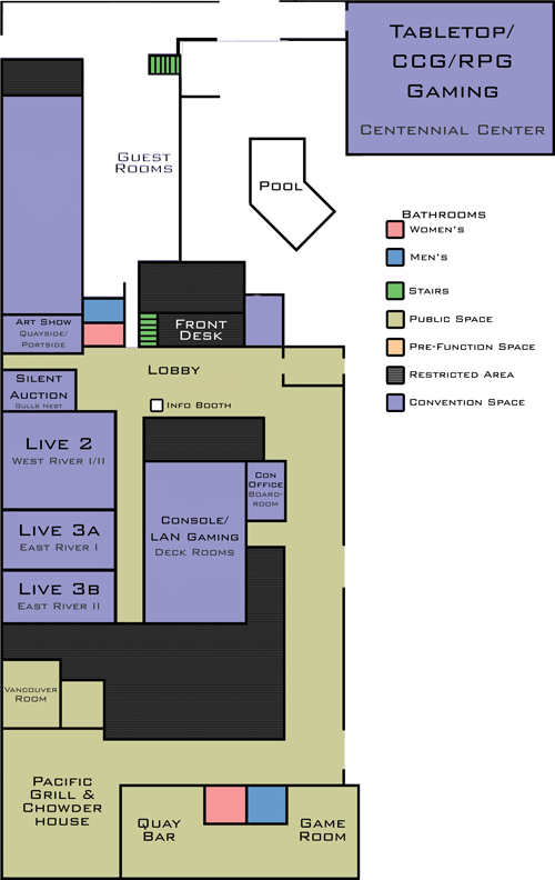 Red Lion event map