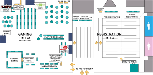 Event Hall C map