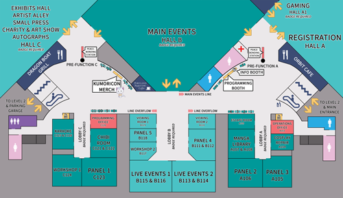 Event level 1 map