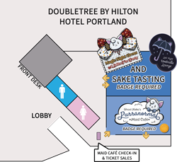 Events at DoubleTree by Hilton map