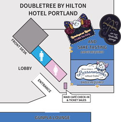 Events at DoubleTree by Hilton map