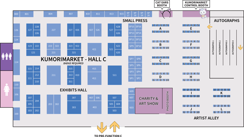 Hall C map