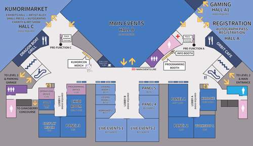 Event level 1 map